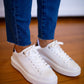 Charlie Platform Sneaker - White - Southern Belle Boutique