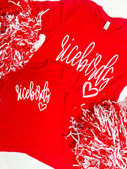 Ricebird Red Heart Tee - Southern Belle Boutique