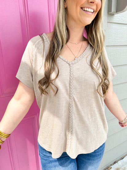 Raya Top - Warm Sand - Southern Belle Boutique