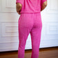 Pink Claremont Joggers - Southern Belle Boutique