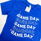 Game Day Wave Tee - Blue - Southern Belle Boutique