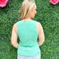 Cleo Top - Garden Green - Southern Belle Boutique