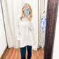 Milo Cream Ribbed Sweater - Southern Belle Boutique