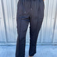 Black Relaxed Utility Pintucked Pants - Southern Belle Boutique