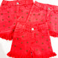 Red Star Shorts - Southern Belle Boutique