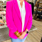Cameron Hot Pink Blazer - Southern Belle Boutique