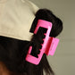Trucker Claw Clip - Pink - Southern Belle Boutique