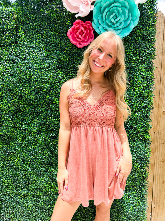 Amalfi Romper - Red Clay - Southern Belle Boutique