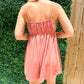 Amalfi Romper - Red Clay