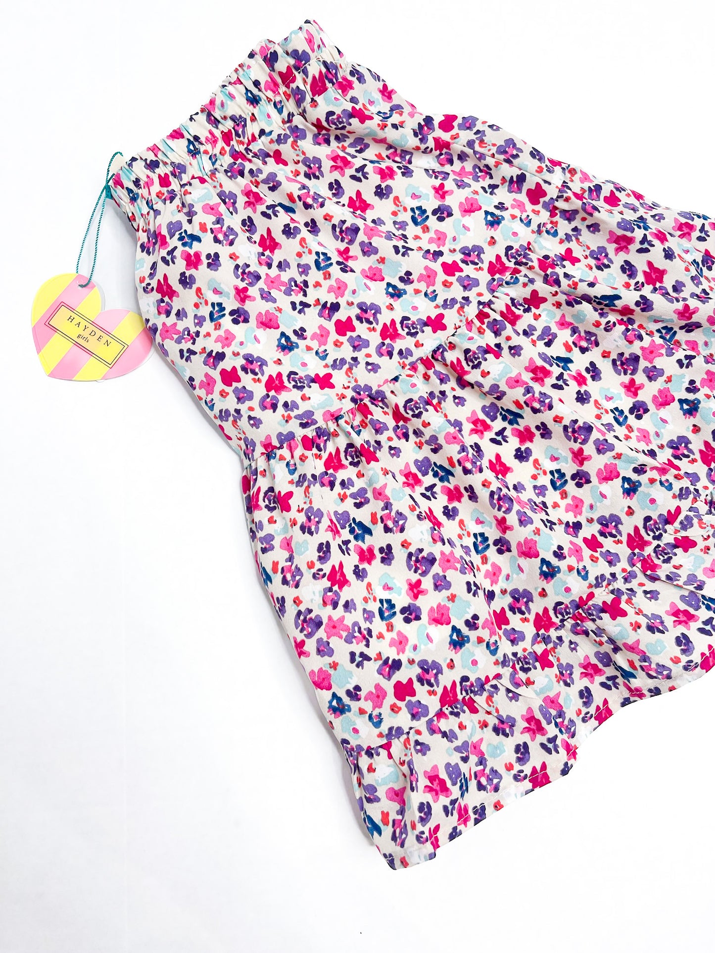 Pink Floral Mini Skirt - Southern Belle Boutique