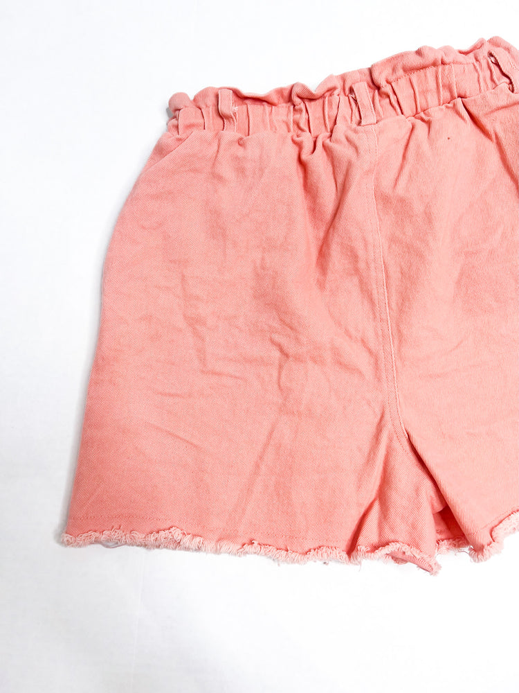 Blush Distressed Shorts - Southern Belle Boutique