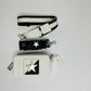White Crossbody w/Black White Star - Southern Belle Boutique