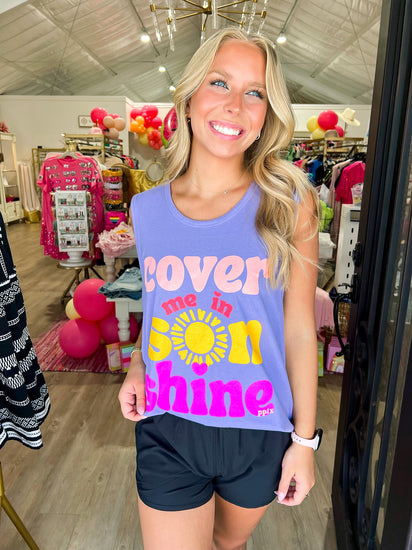 Cover Me In Sunshine Tank - Southern Belle Boutique