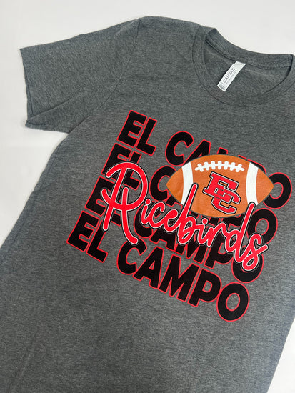 El Campo Ricebird Football Youth Tee - Southern Belle Boutique