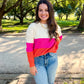Color Block Pullover Sweater - Southern Belle Boutique