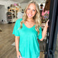 Taylor Tee - Garden Green - Southern Belle Boutique