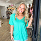 Taylor Tee - Garden Green - Southern Belle Boutique