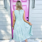 Sage Smocked Midi Dress - Southern Belle Boutique