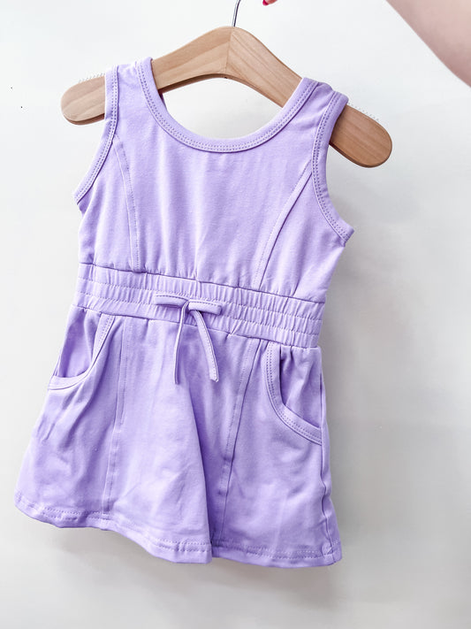 Lilac Sporty Dress - Southern Belle Boutique
