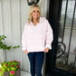 Pink Bow Pullover Puffer Jacket