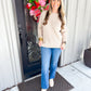 Oatmeal Chevron Pullover Sweater - Southern Belle Boutique