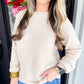 Oatmeal Chevron Pullover Sweater - Southern Belle Boutique