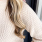 Oatmeal Chevron Pullover Sweater - Southern Belle Boutique