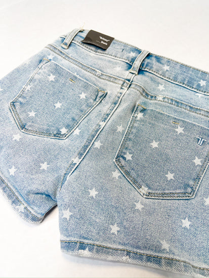 Brittany Star Short - Denim - Southern Belle Boutique