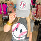 Baseball Happy Face Foam Hat - Southern Belle Boutique