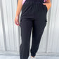 Black Wind Pants - Southern Belle Boutique