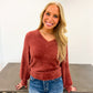 Valli Plush Sweater - Withered Rose - Southern Belle Boutique