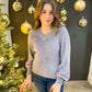 Valli Plush Sweater - Frangrant Lilac - Southern Belle Boutique