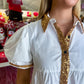 Football Gold Sequin Dress - Southern Belle Boutique