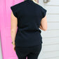 V-Neck Sweater - Black