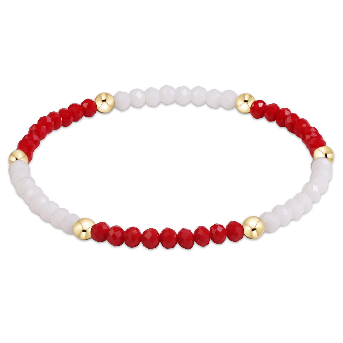 Gameday Flirty Presence Bracelet - Red/White