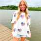 America Hearts French Terry Top - Southern Belle Boutique