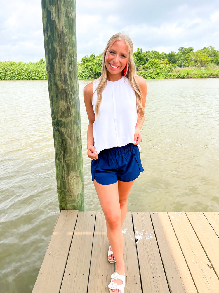 Dempsey Swing Tank White - Southern Belle Boutique