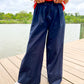 Navy Linen Pant - Southern Belle Boutique