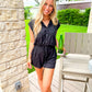 Black Utility Romper - Southern Belle Boutique