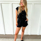 Black Utility Romper - Southern Belle Boutique