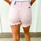 Pink High Rise Shorts - Southern Belle Boutique