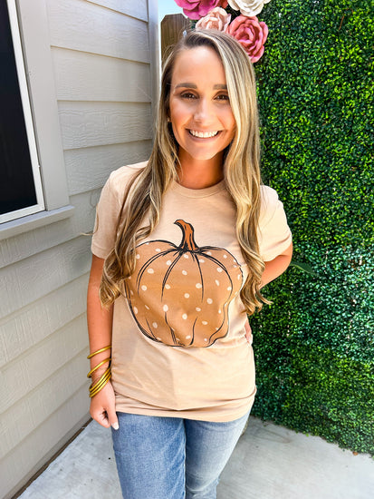 Cocoa Pumpkin Caramel Tee - Southern Belle Boutique