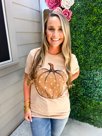 Cocoa Pumpkin Caramel Tee - Southern Belle Boutique