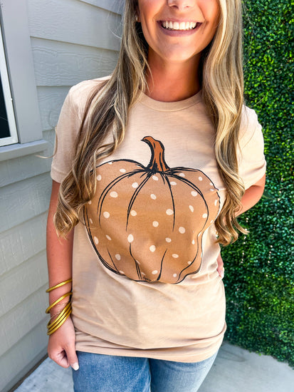 Cocoa Pumpkin Caramel Tee - Southern Belle Boutique