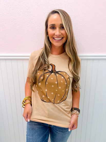 Cocoa Pumpkin Caramel Tee - Southern Belle Boutique