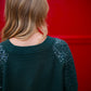 Kathleen Sequin Sweater - Black