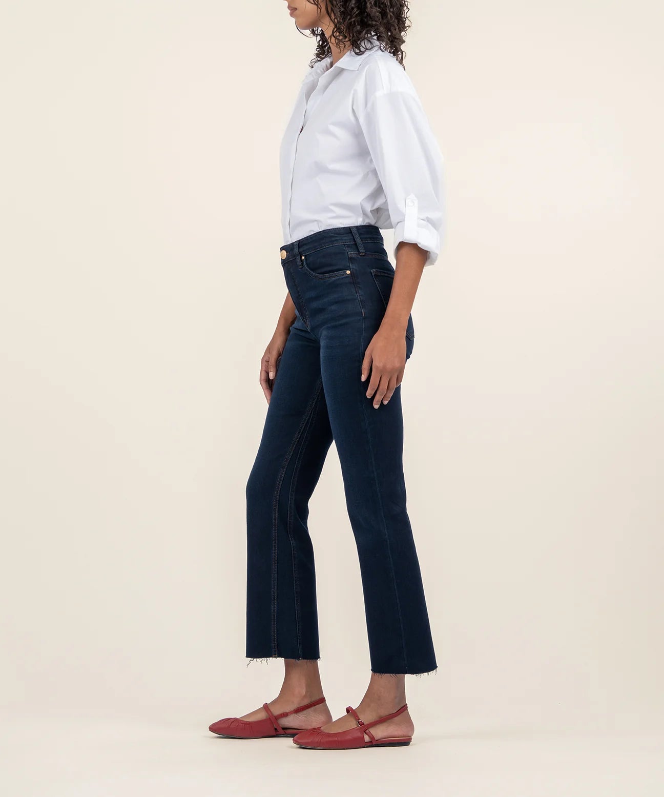 Kelsey High Rise Ankle Flare Nset Leg - Investing - Southern Belle Boutique