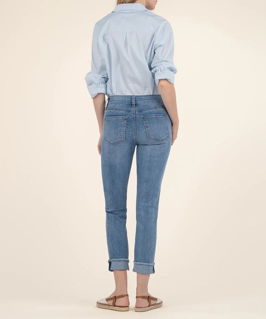 Amy Crop Straight Leg Roll Up - Kindness