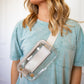 Clear Bum/Belt Bag Gold - Southern Belle Boutique