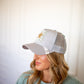 Grey Hat - Snake Patch Gold Star Logo - Southern Belle Boutique